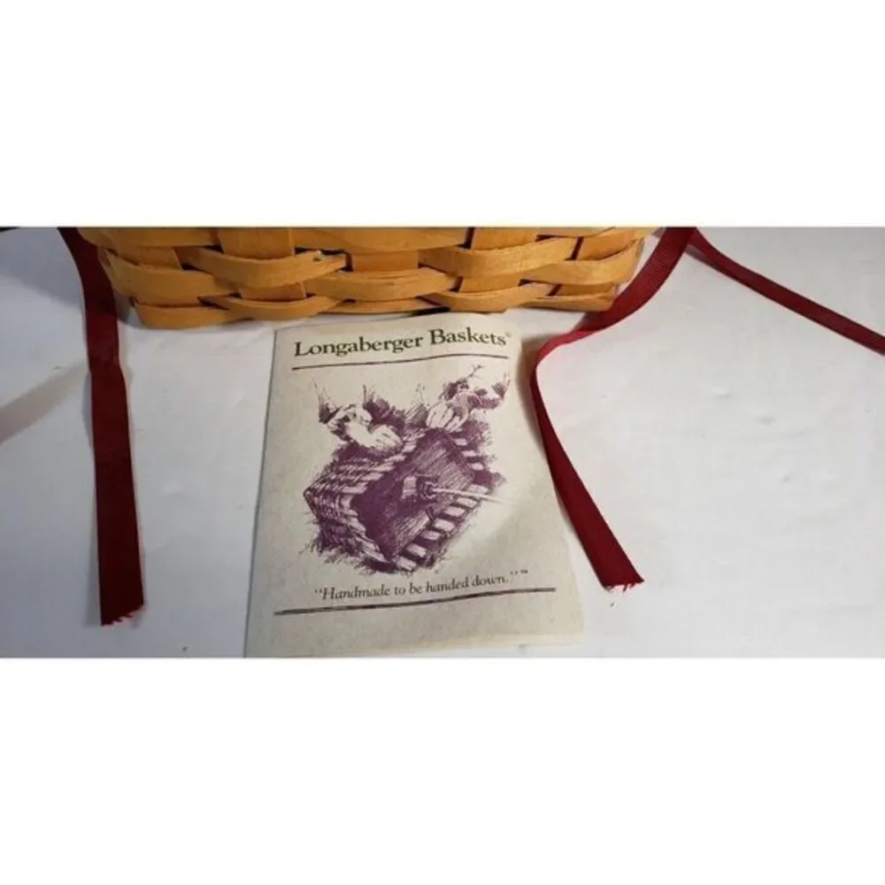Vintage Longaberger‎ Basket 1996 Edition Dresden Tour Basket II